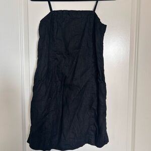 Madewell Black Linen Dress Size 00